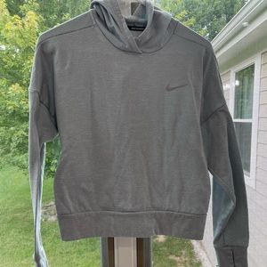 Nike cropped XS women’s sweatshirt bluish gray